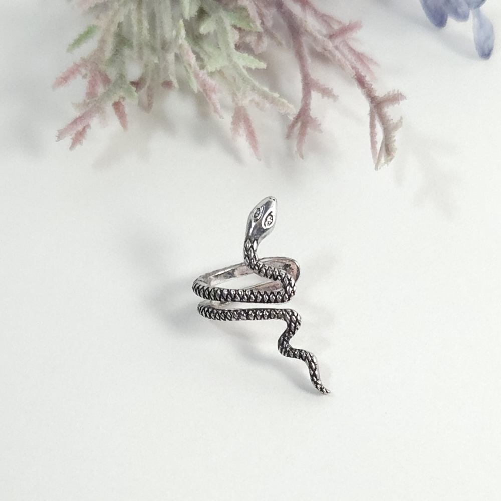 Official Silver River Dale Southside Serpents Snake Cuff Earring Marked inside - Picture 8 of 9